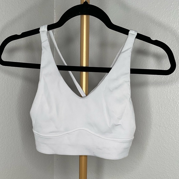 Lululemon In Alignment Longline Bra Light Support, B/C Cup Ocean Air - Picture 5 of 7